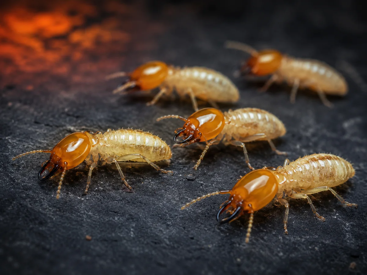 Termites shown as pest context for an assessment